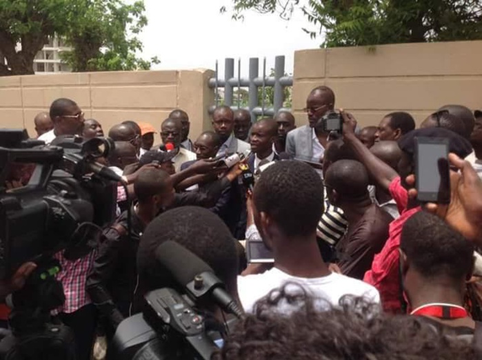 Les images des coulisses de l’audition de Ousmane Sonko