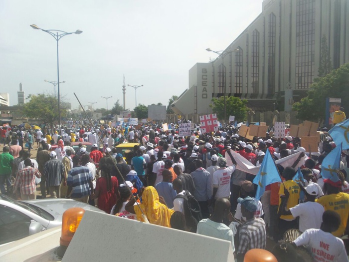 Les images de la forte mobilisation du Front Wattu Senegaal