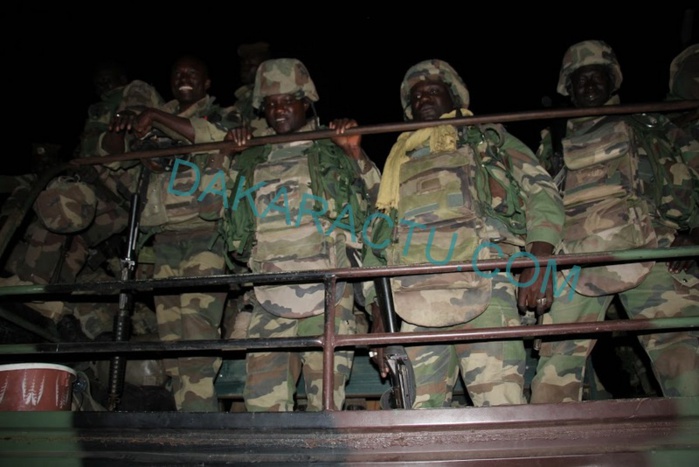 GAMBIE : L'accès au palais présidentiel refusé aux soldats sénégalais de la Cedeao ...(Photos)