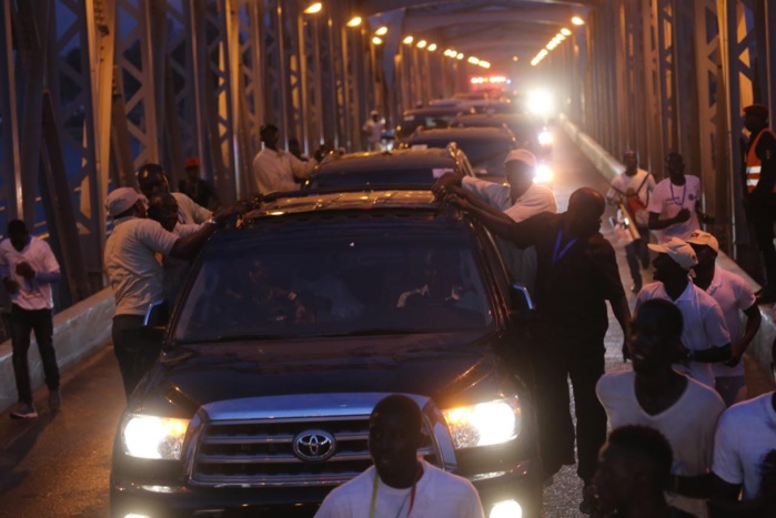 TOURNÉE ECONOMIQUE : Les images de l'accueil populaire réservé au Président de la République Macky Sall à Saint-Louis