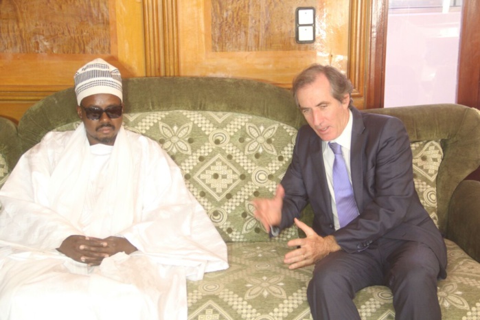 TOUBA - Jean Christophe Bigot hôte du Khalife des Mourides et de son porte-parole TOUBA - Jean Christophe Bigot hôte du Khalife des Mourides et de son porte-parole