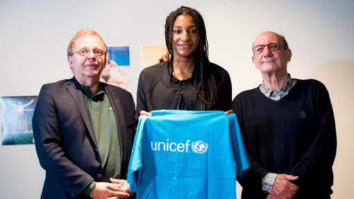 Nafissatou Thiam, nouvelle ambassadrice de l'Unicef