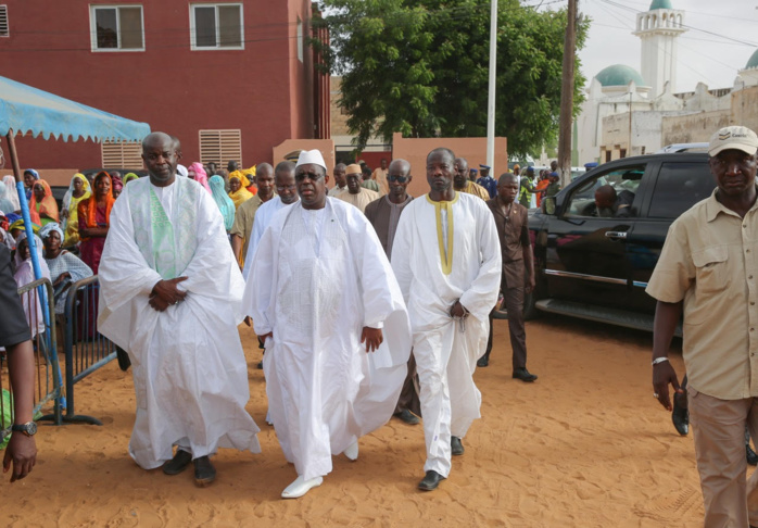 PIRE : Le président Macky Sall a présenté ses condoléances à la famille de Serigne Moustapha Sy (IMAGES)