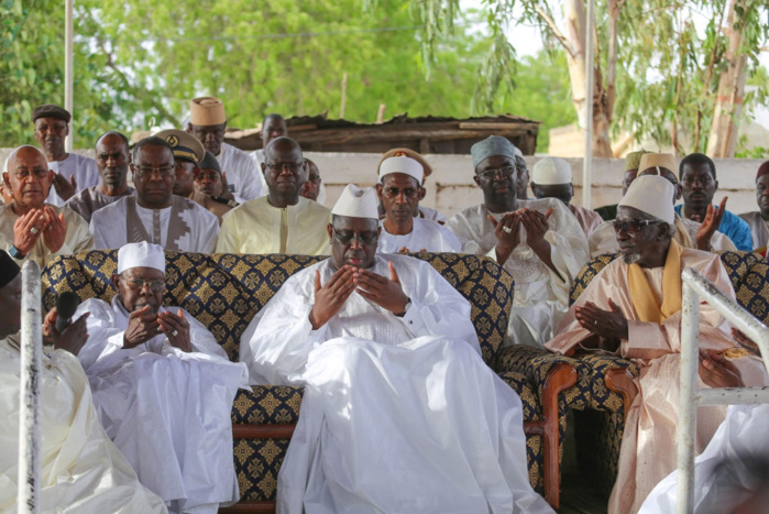 PIRE : Le président Macky Sall a présenté ses condoléances à la famille de Serigne Moustapha Sy (IMAGES)