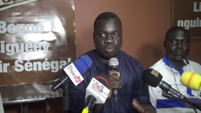 El Malick Seck lance sa campagne à Thiès : Le leader du mouvement Changer Thiès a rencontré la presse locale devant ses principaux responsables