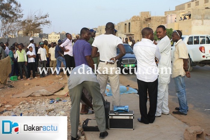 EXCLUSIF: Les images du Nigerian tué et jeté à la rue entre Nord-Foire et le cimetiere de Yoff (PHOTOS)