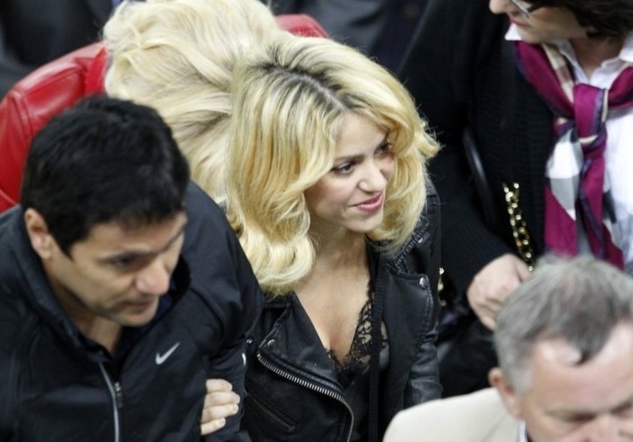 Shakira vient supporter Piqué Shakira vient supporter Piqué