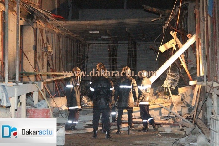 Une partie de l’entrepôt de la Css cède et occasionne 2 morts et 5 blessés (PHOTOS)