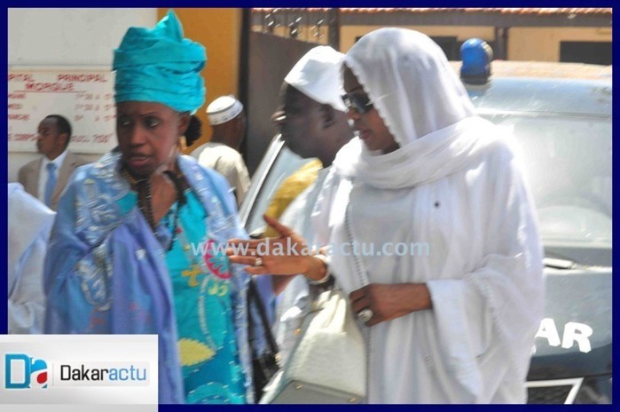 Décès de la maman de Bara Tall: Diouma Dieng Diakhaté et Me Nafissatou Diop Cissé étaient à la levée du corps