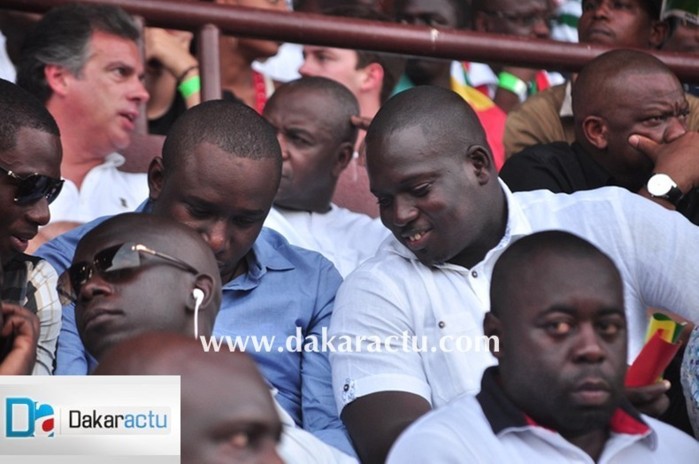 Le promoteur de lutte Aziz Ndiaye en compagnie de son ami , Elimane Lam (PHOTOS )