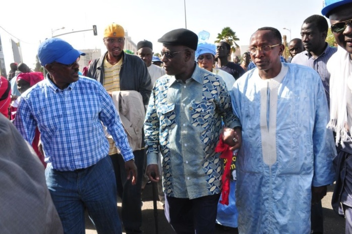 Les images de la marche organisée par les responsables du parti démocratique sénégalais