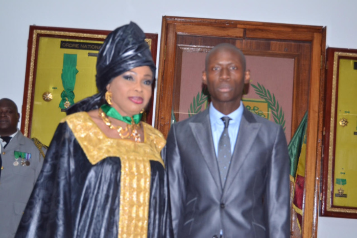 Diouma Dieng Diakhaté élevée au grade de Commandeur de l'Ordre National du Lion par le président de la République Macky Sall