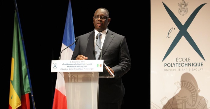 Ecole Polytechnique Université Paris-Saclay : Macky Sall indique les quatre secteurs stratégiques pour le développement de l’Afrique