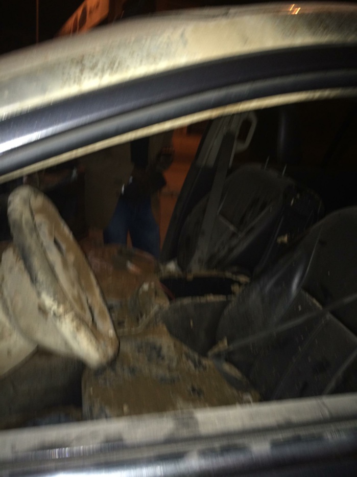 Réunion PDS : La voiture de Bachir Diawara calcinée