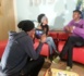 Tange Tandian et Maty 3 Pommes en plein tournage de l'émission 100% à Bruxelles