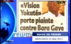 Ahmed Aidara (vidéo) revue de presse du mercredi 22 mars 2013