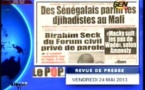 Revue de presse du vendredi 24 mai 2013 avec Ahmed Aïdara (Vidéo)