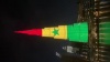 4 AVRIL : Le Burj Khalifa de Dubaï aux couleurs du Sénégal.