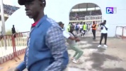 L'arrivée _mystique_ de SIteu à l'aréne nationale, avant sa victoire sur Papa Sow....mp4