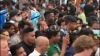 Grosse affluence dans le métro menant au stade Lusail avant la finale de la Coupe du monde