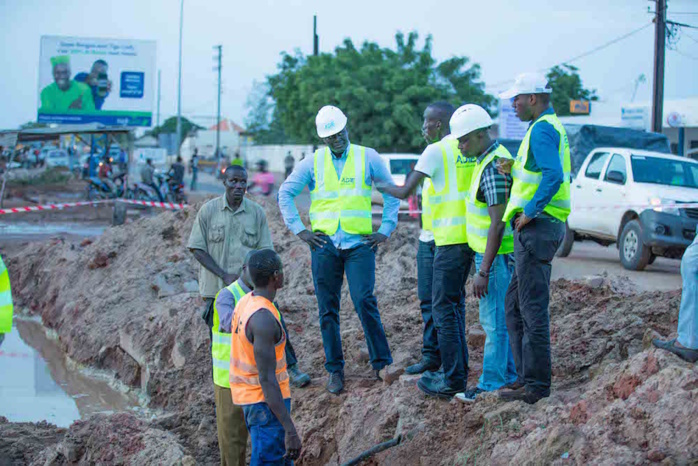 Projet Large Bande Sénégal : Le DG de l’ADIE entame une visite de chantiers