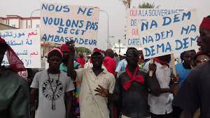 Mauritanie : Manifestation des sénégalais contre leur ambassadeur