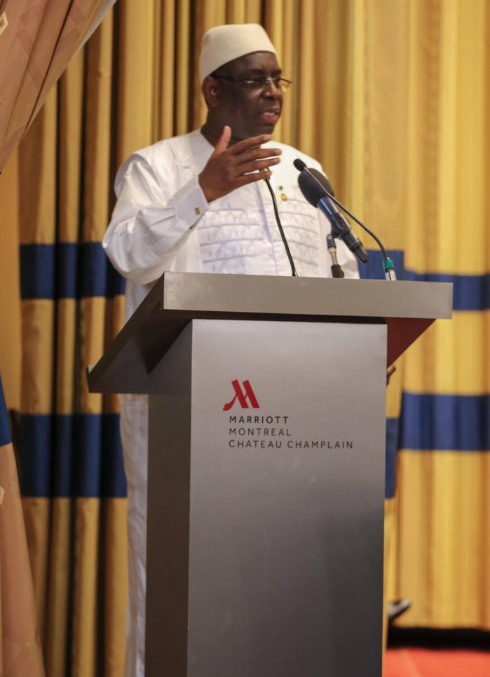 IMAGES : Le président Macky Sall rencontre les Sénégalais vivant au Canada IMAGES : Le président Macky Sall rencontre les Sénégalais vivant au Canada