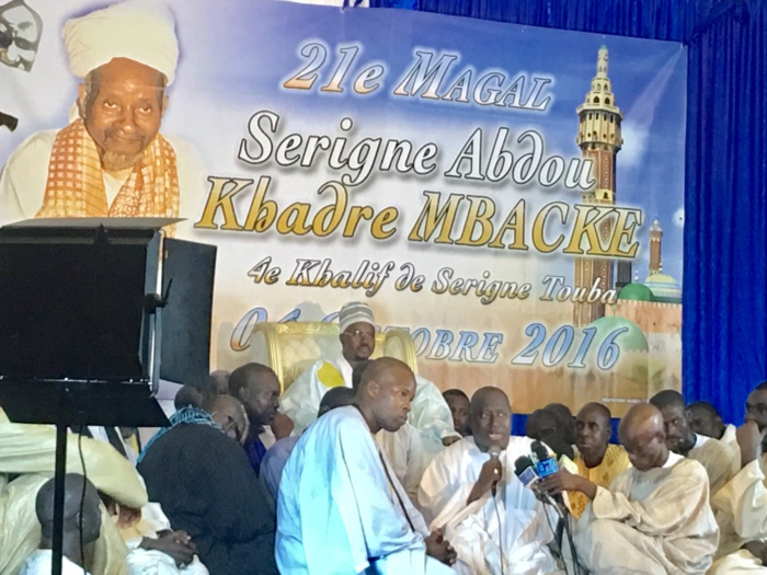 CHEIKH BASS ABDOU KHADRE : " Travailler pour Serigne Touba est un privilège et un sacerdoce '