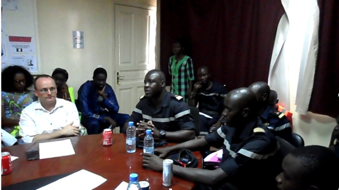 Exercice d'évacuation d'incendie au Centre de Contrôle Technique des Véhicules Automobiles(CCTVA).