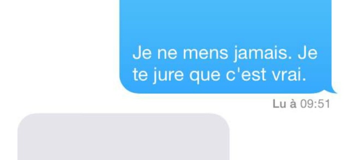 Terminer un SMS par un point est une mauvaise idée Terminer un SMS par un point est une mauvaise idée