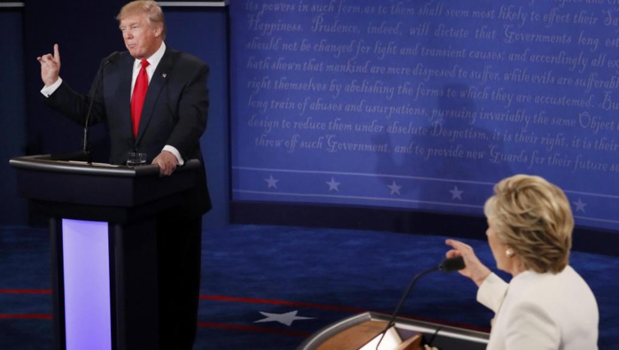 Présidentielle américaine: ce qu'il faut retenir du dernier débat Clinton-Trump