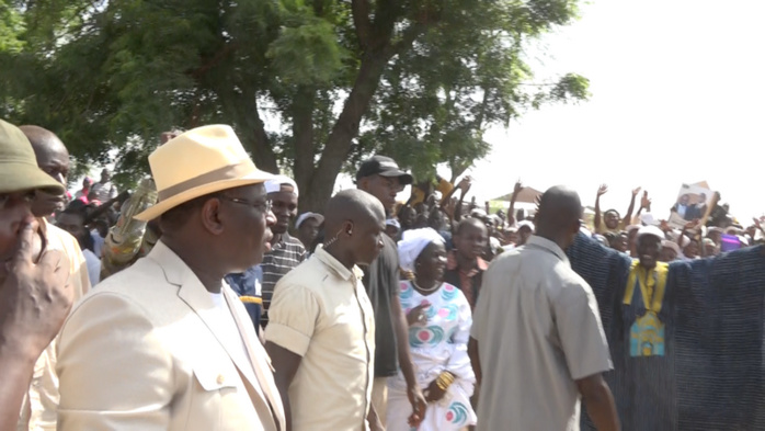 Les images de l'accueil exceptionnel du Président Macky SALL à Tambacounda par le Dg de  la SN HLM Mamadou Kassé
