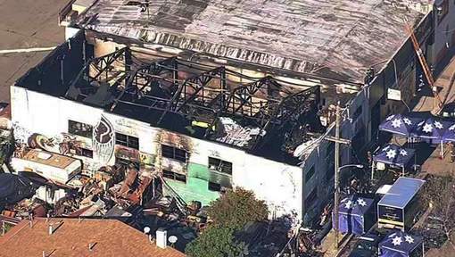 Le bilan de l'incendie d'Oakland passe à 33 morts