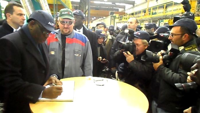STRASBOURG : LES IMAGES DE LA VISITE DU PRESIDENT MACKY SALL A ALSTOM