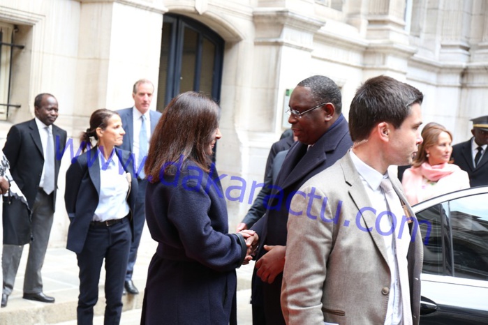 FRANCE : Les images de la réception à l'honneur du président Macky Sall à la Mairie de Paris FRANCE : Les images de la réception à l'honneur du président Macky Sall à la Mairie de Paris