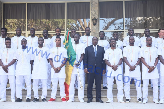 Les images de la Cérémonie officielle de remise du drapeau national- CAN 2017 Les images de la Cérémonie officielle de remise du drapeau national- CAN 2017