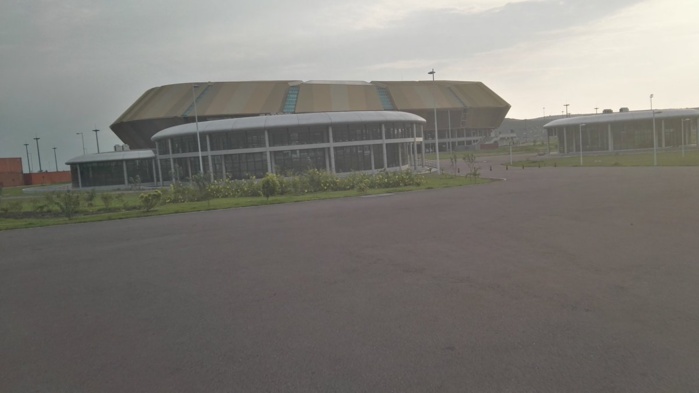 Le complexe sportif de Kintele à Brazzaville : lieu de regroupement des Lions Le complexe sportif de Kintele à Brazzaville : lieu de regroupement des Lions