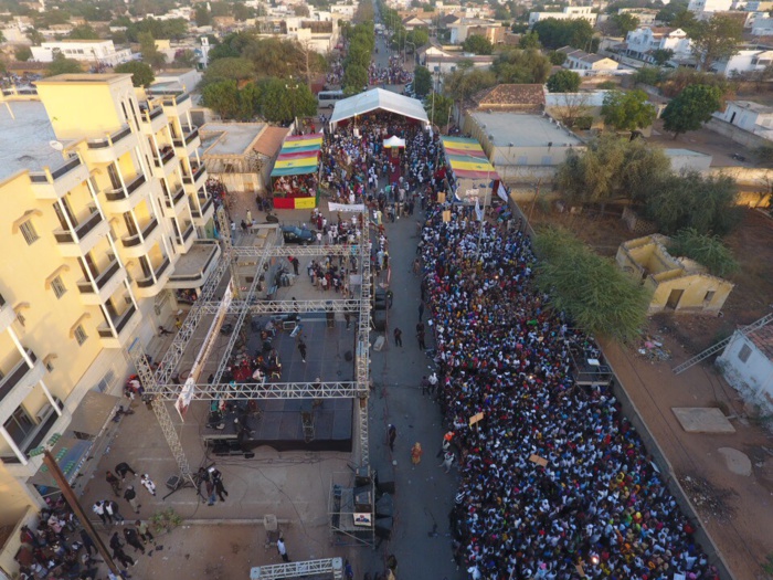 Forte mobilisation de Mamour Diallo : Le meeting vu par un drône Forte mobilisation de Mamour Diallo : Le meeting vu par un drône
