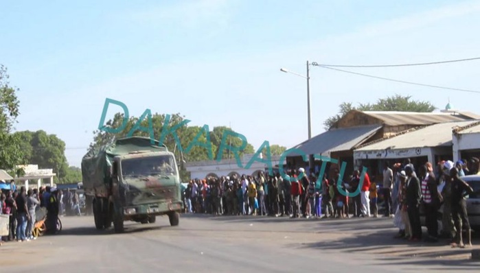 ​​(Images exclusives) L’entrée des soldats sénégalais en Gambie