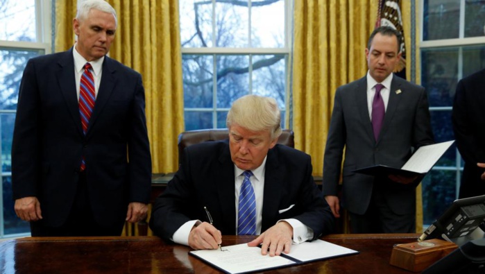 Donald Trump retire les États-Unis de l'accord de libre-échange TPP