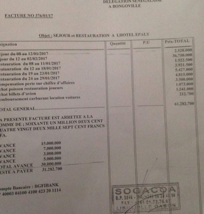 Hébergement de la délégation ministérielle à Bongoville : Les 31 millions qui divisent le Dage du ministre des Sports et l’hôtel Epaly