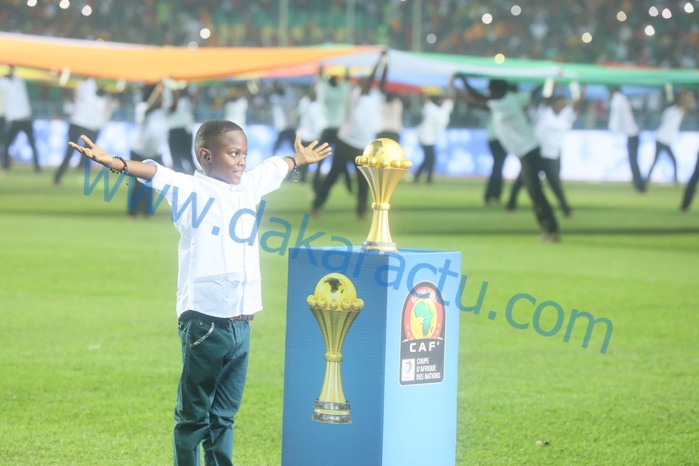 CAN 2017 : Les images de la cérémonie officielle de la Finale CAN 2017 : Les images de la cérémonie officielle de la Finale