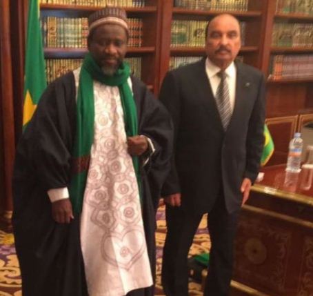 Nouakchott : Cheikh Mahi Cissé reçu par le Président Mauritanien