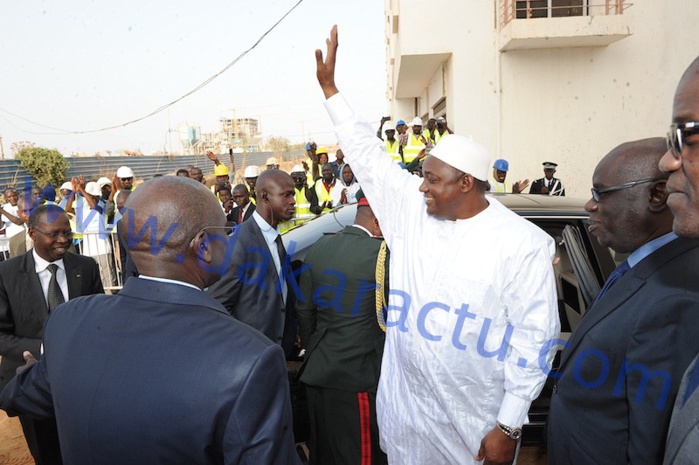 Les images de la visite du président Adama Barrow au chantier de Gétran à Diamniadio... Les images de la visite du président Adama Barrow au chantier de Gétran à Diamniadio...