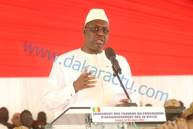 LANCEMENT DES TRAVAUX DU PROGRAMME D'ASSAINISSEMENT DES 10 VILLES : Les images de la cérémonie d'ouverture à Louga