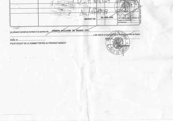 Fausse facture du Gie Keur Tabbar, faux procès-verbal de réception et mandat de payement signés de sa main : Au-delà des aveux de Mbaye Touré & Cie, voici les preuves matérielles qui enfoncent Khalifa Sall