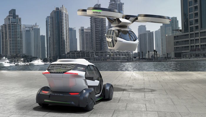 Airbus présente Pop-up, son concept de voiture volante
