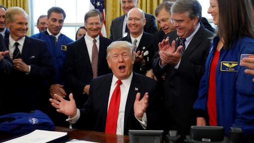 Trump signe la conquête de Mars