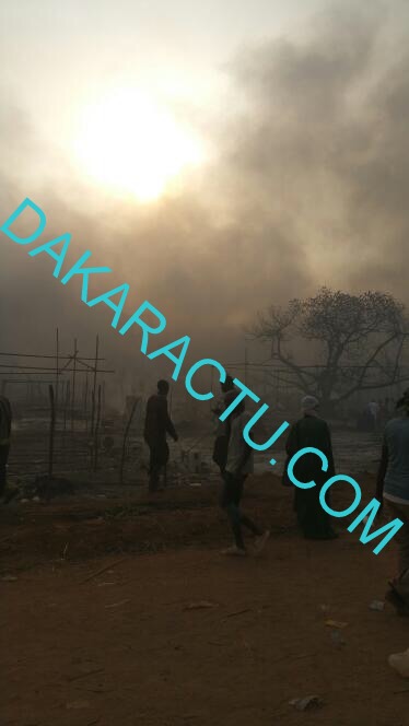 INCENDIE AU DAAKA DE MÉDINA GOUNASS : Plusieurs tentes réduites en cendres 
