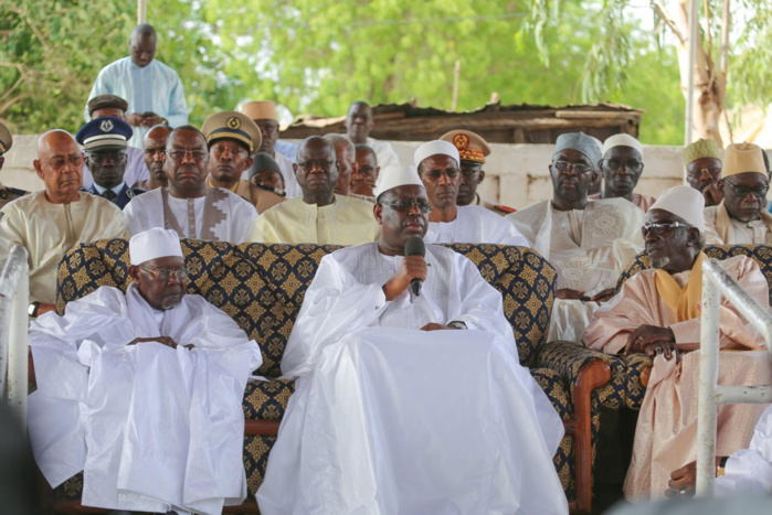 PIRE : Le président Macky Sall a présenté ses condoléances à la famille de Serigne Moustapha Cissé (IMAGES)